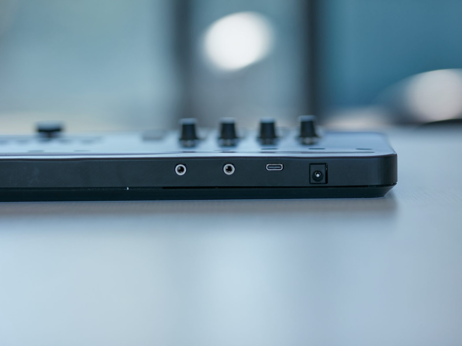 Sway's connectivity options includes MIDI IN/OUT, USB-C and 5v Power - seamlessly fit into any setup.